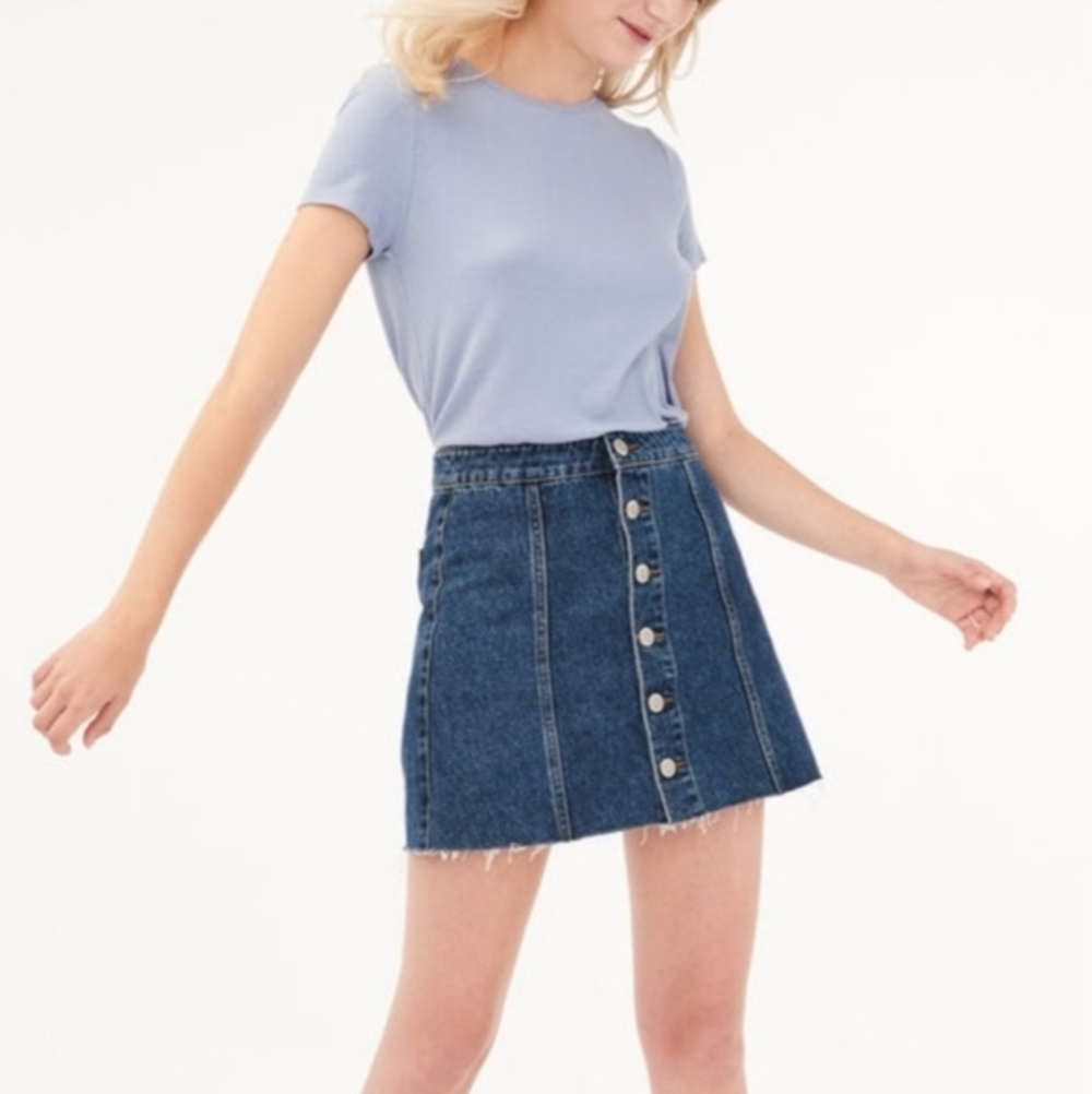 AERO |Real Denim High Rise‎ Skirt- Aeropostale​